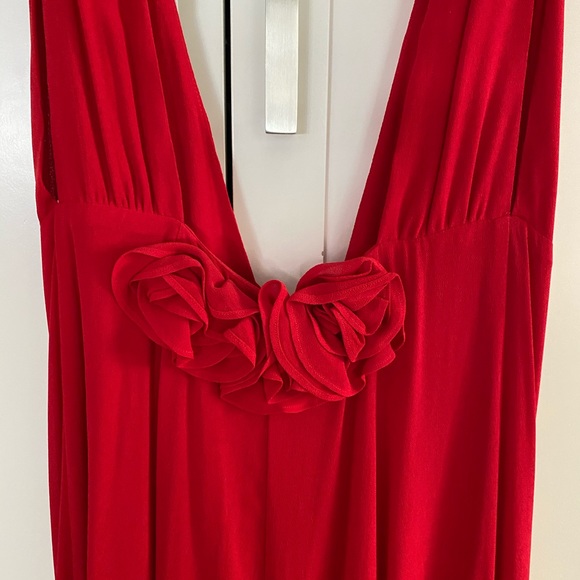 Reformation Red Dress Gown Size 2 - Picture 3 of 12